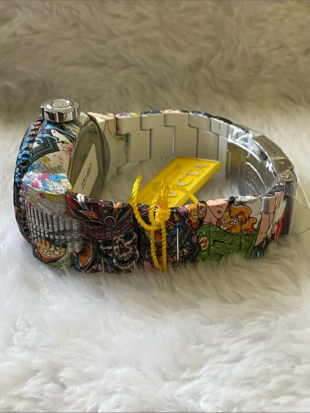 Invicta NEW Pro Diver Aqua Plated Graffiti 52 mm Men’s Watch - Picture 7 of 16